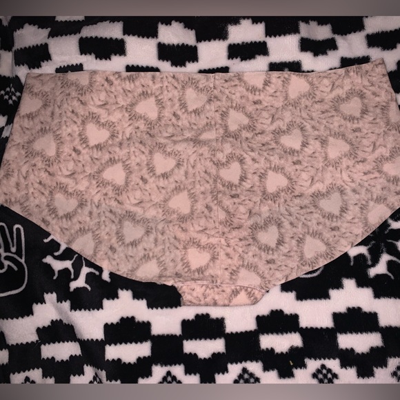 Victorias Secret Pink No Show Cotton Hipster Underwear Iced Coffee Heart Tie Dye - Picture 4 of 8